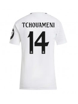 Real Madrid Aurelien Tchouameni #14 Replika Hemmakläder Dam 2024-25 Kortärmad